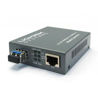 10/100/1000Base-T to SFP Media Converter External power supply